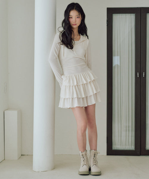 Eva Layered Tutu Dress [IVORY]