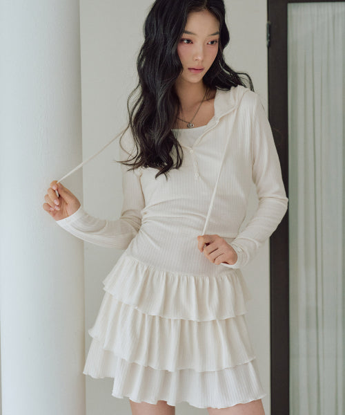 Eva Layered Tutu Dress [IVORY]