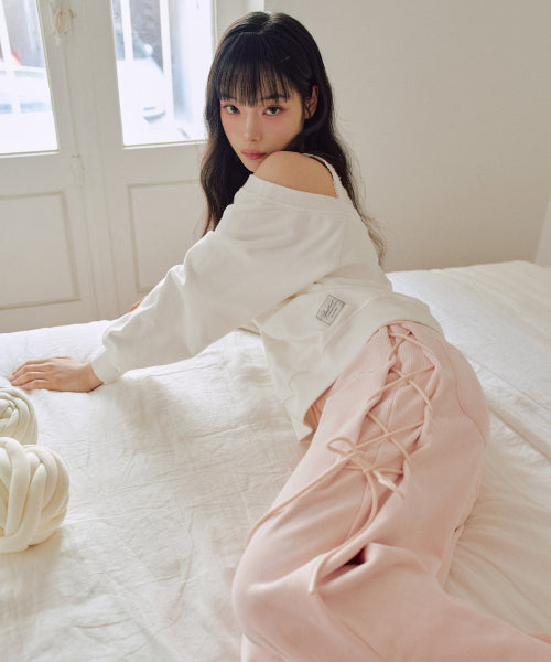 Kelsey Layered Sweatshirt [WHITE]