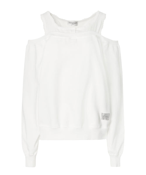 Kelsey Layered Sweatshirt [WHITE]