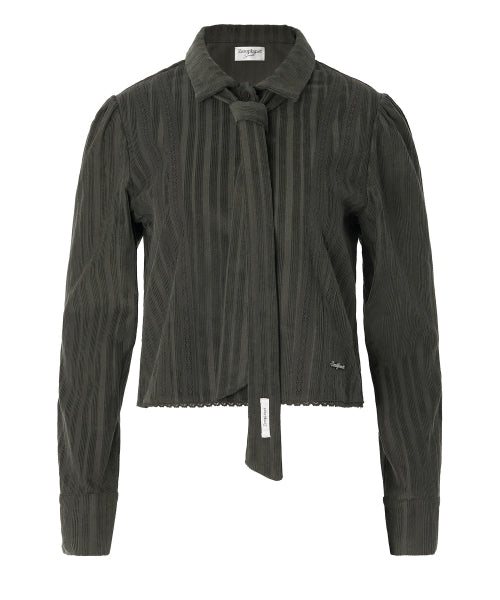 Isabelle Lace Shirt [KHAKI]