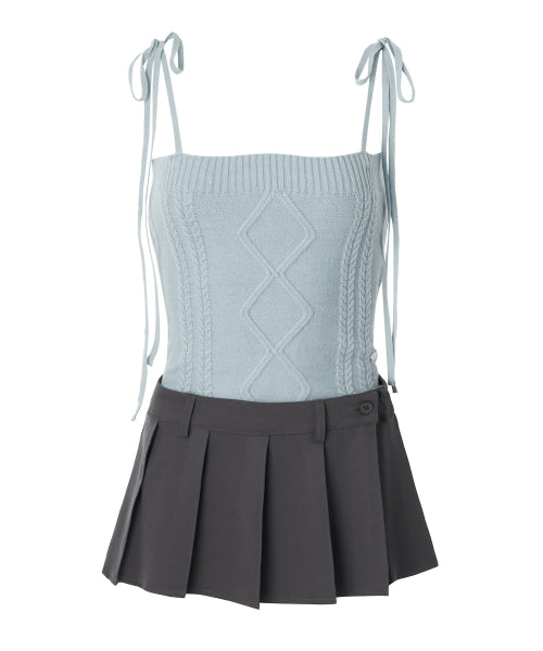 Luca Pleats Bustier [BLUE]