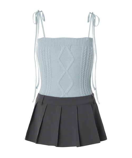 Luca Pleats Bustier [BLUE]