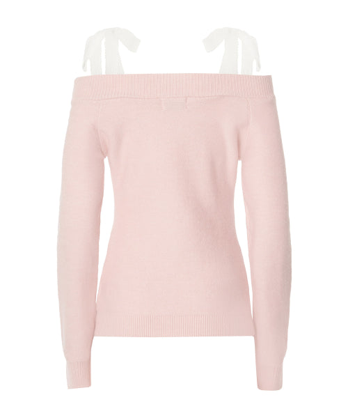 Rudy Off-Shoulder Knit [PINK]