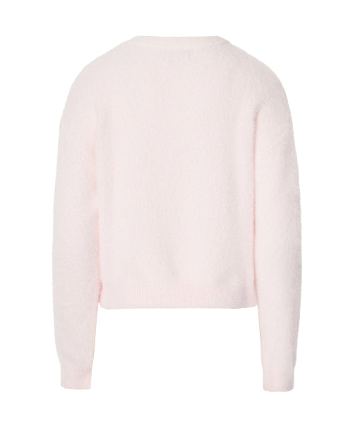 07 Graphic Hairy Sweatshirt [PINK]