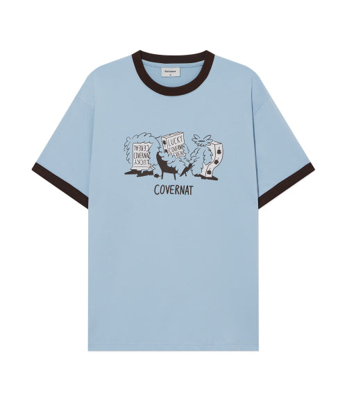 [COVERNAT X HAYDONNA] LUCKY CEREAL RINGER T-SHIRT