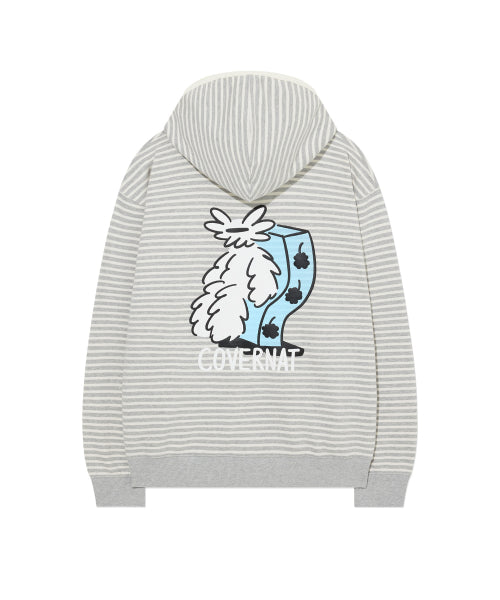 [COVERNAT X HAYDONNA] FLUFFYDOG ZIP-UP HOODIE