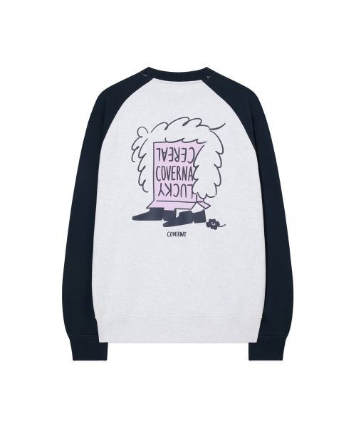 [COVERNAT X HAYDONNA] LUCKY CEREAL LOGO SWEATSHIRT