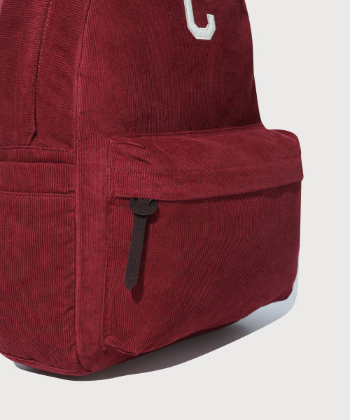 C Logo Corduroy Backpack