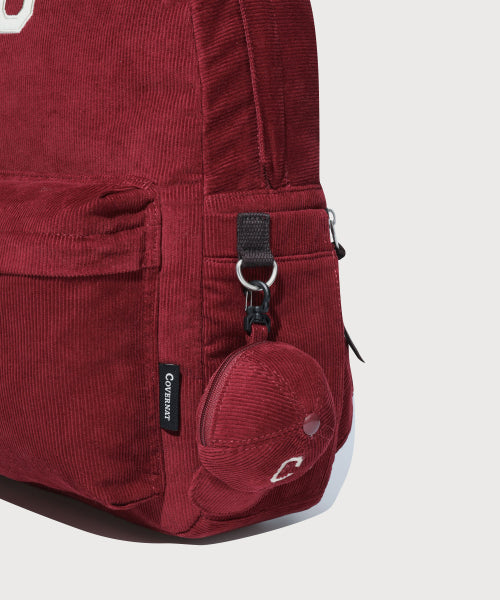 C Logo Corduroy Backpack