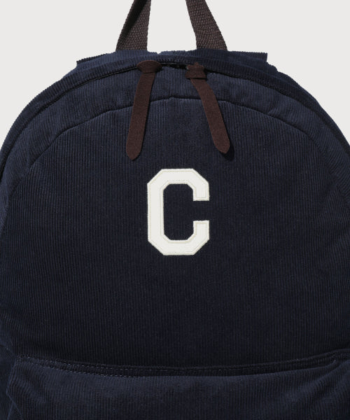 C Logo Corduroy Backpack