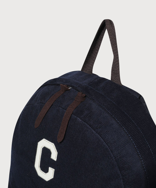 C Logo Corduroy Backpack