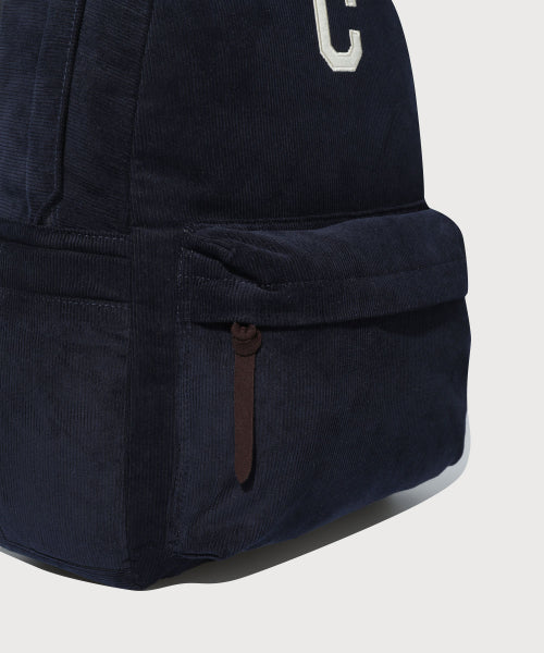 C Logo Corduroy Backpack