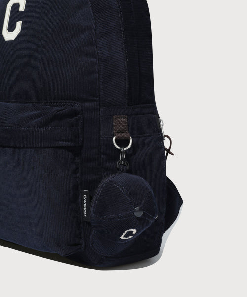 C Logo Corduroy Backpack