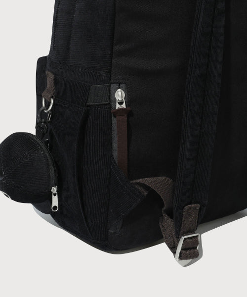 C Logo Corduroy Backpack