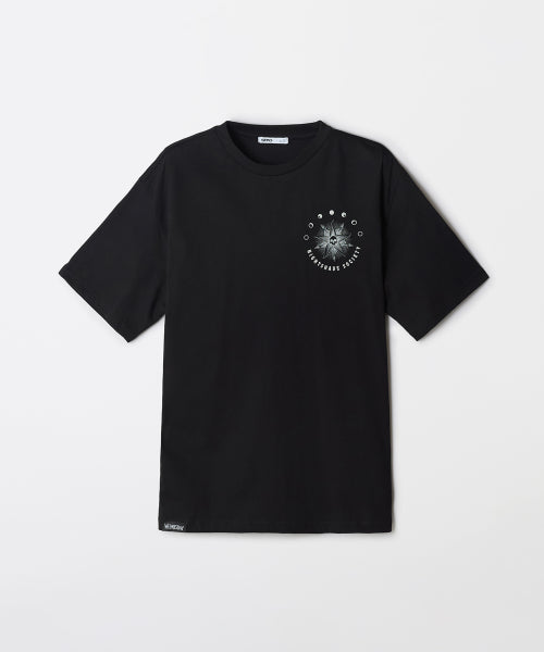 [Wednesday] Short-sleeved T-shirt (BLACK)_SPRLF49U06