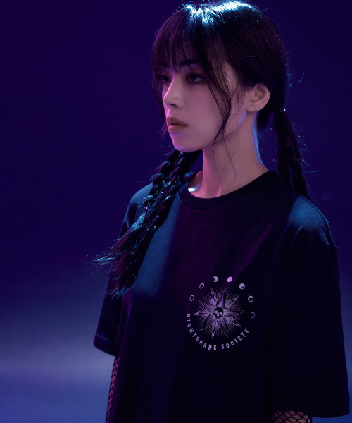 [Wednesday] Short-sleeved T-shirt (BLACK)_SPRLF49U06