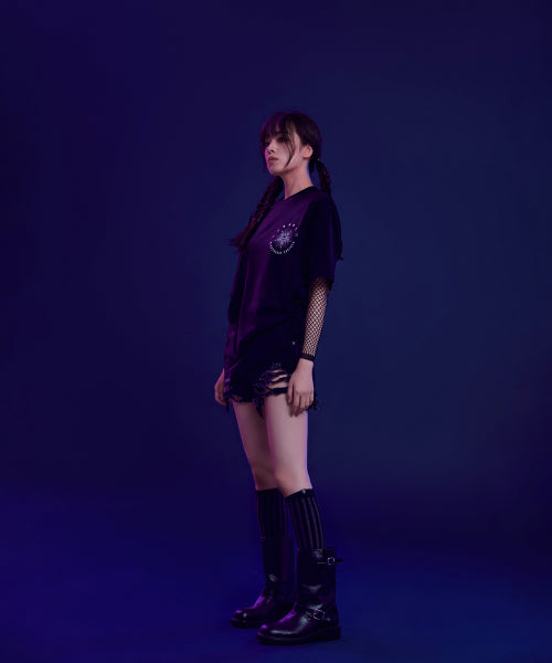 [Wednesday] Short-sleeved T-shirt (BLACK)_SPRLF49U06