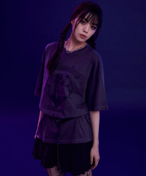 [Wednesday] Short-sleeved T-shirt (GRAY)_SPRLF49U06