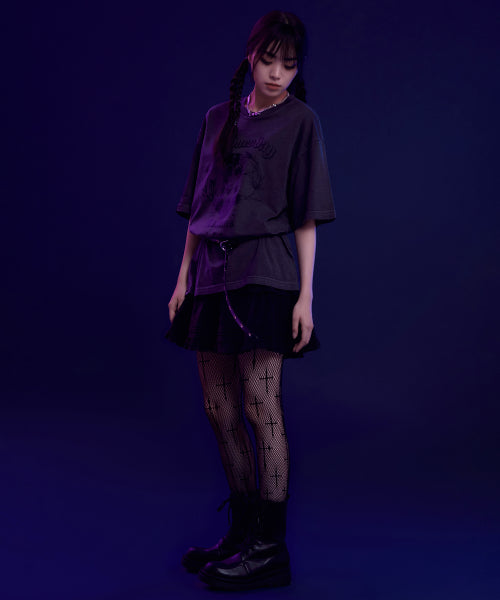 [Wednesday] Short-sleeved T-shirt (GRAY)_SPRLF49U06