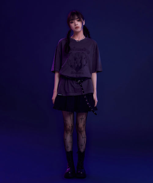 [Wednesday] Short-sleeved T-shirt (GRAY)_SPRLF49U06