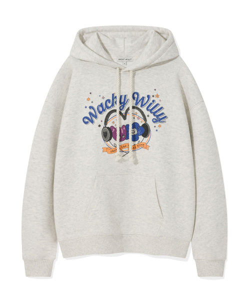 Women's Lily and Leo Graphic Hoodie Oatmeal