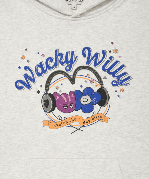 Women's Lily and Leo Graphic Hoodie Oatmeal