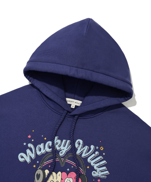 Women's Lily and Leo Graphic Hoodie Navy