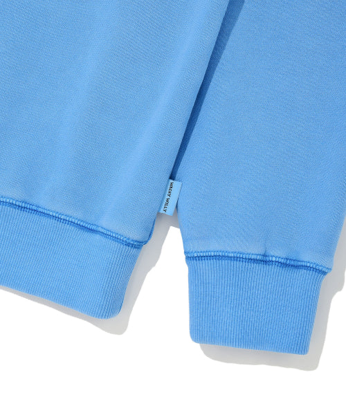 Women's Pigment Applique Sweatshirt Blue