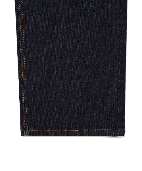 Women's Semi-Wide Denim Pants Indigo