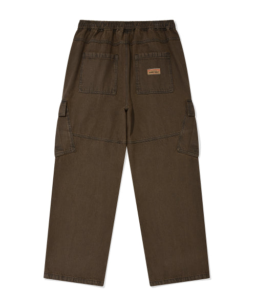 Easy Cargo Denim Pants Brown