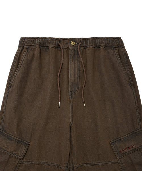 Easy Cargo Denim Pants Brown