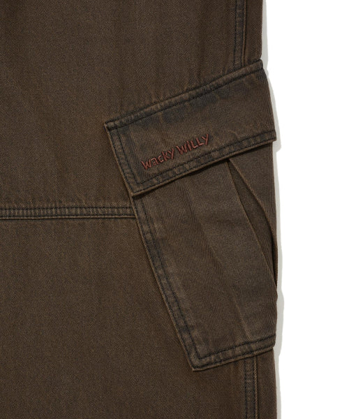 Easy Cargo Denim Pants Brown