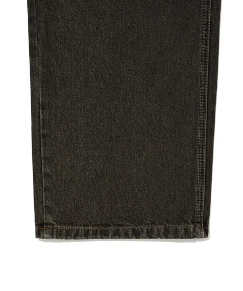 Parasuit denim pants green