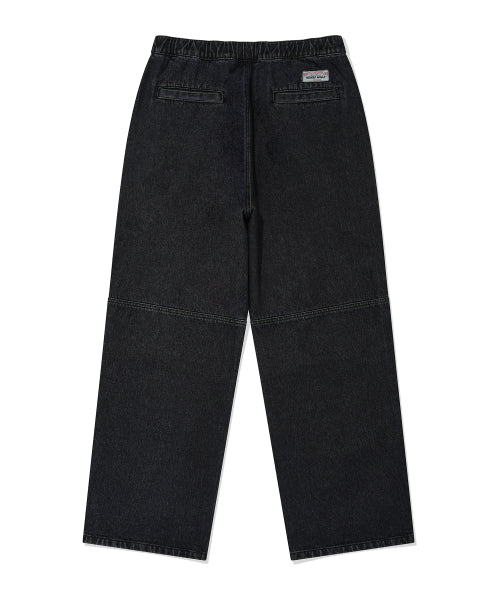 Parasuit denim pants blue