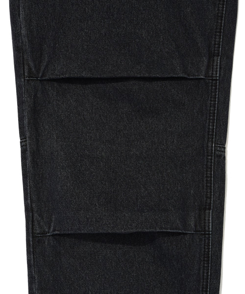 Parasuit denim pants blue