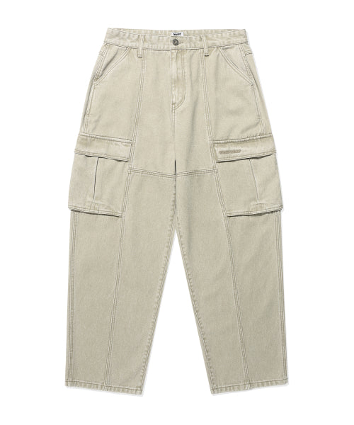 cargo denim pants khaki