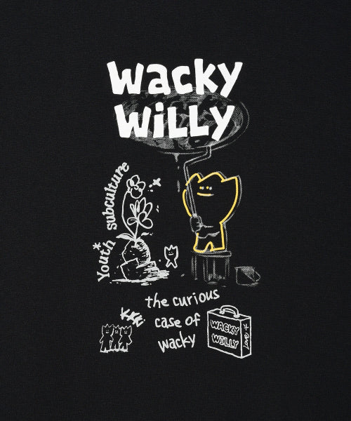 Spray graphic sweatshirt black