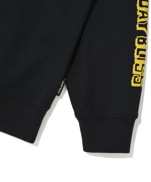 Spray graphic sweatshirt black
