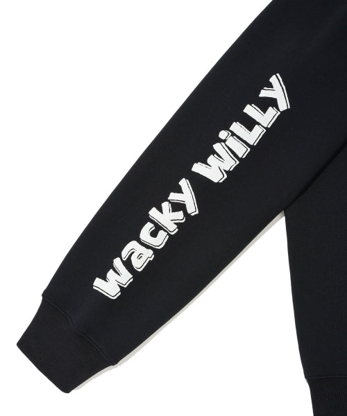 Spray graphic sweatshirt black