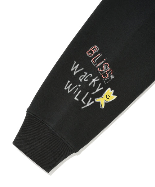 Graphic print sweatshirt black