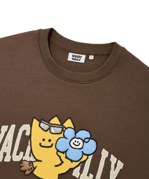 Kiki and Lily graphic sweatshirt brown