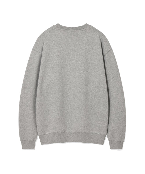 Kiki typo sweatshirt gray
