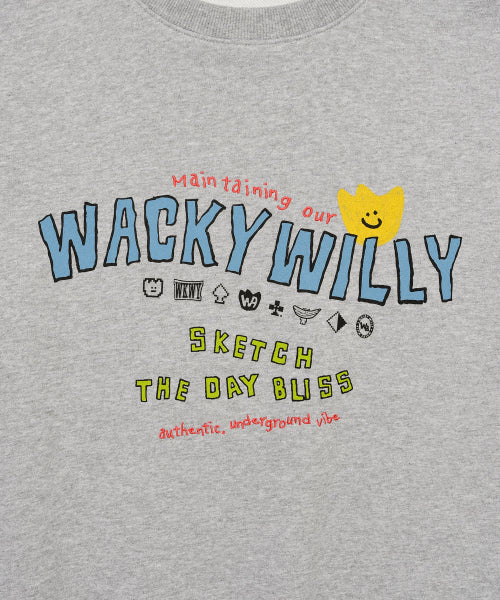 Kiki typo sweatshirt gray