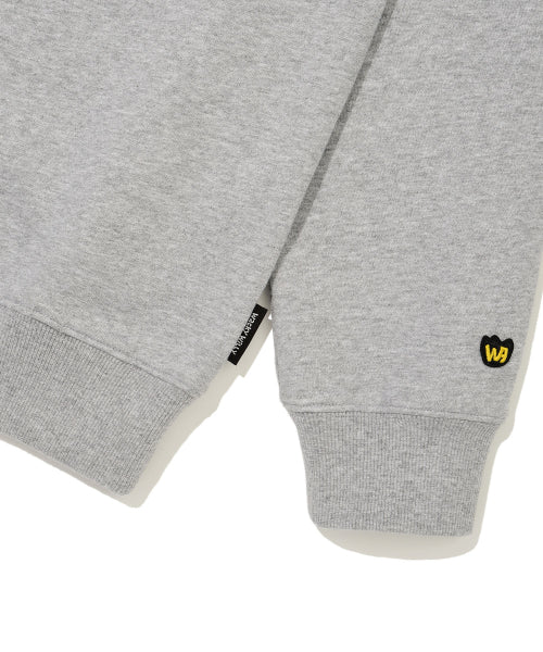 Kiki typo sweatshirt gray