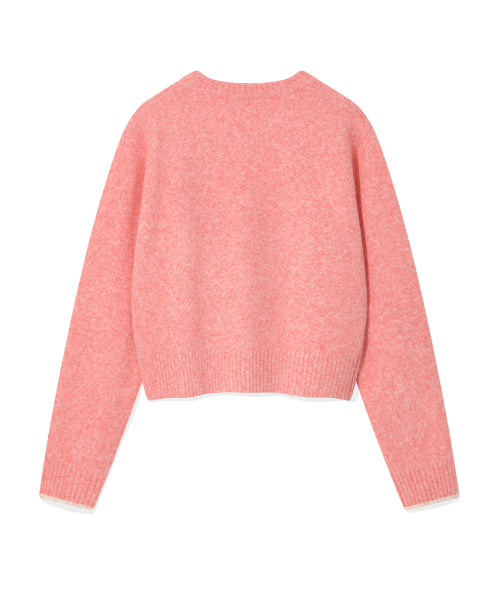 Women's Big Lily Graphic Pullover Pink