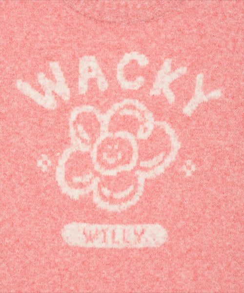 Women's Big Lily Graphic Pullover Pink