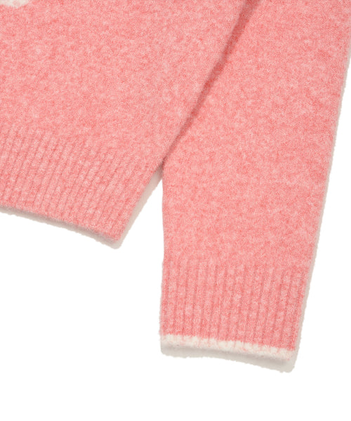 Women's Big Lily Graphic Pullover Pink