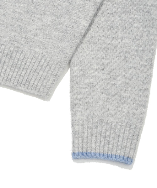 Women's Big Lily Graphic Pullover Light Gray