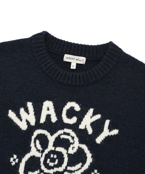 Women's Big Lily Graphic Pullover Dark Navy